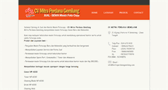 Desktop Screenshot of mitraperdanagemilang.com